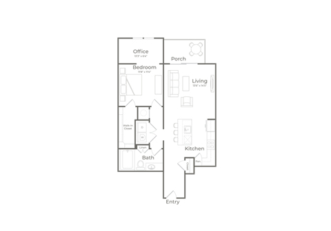 a floor plan of a house